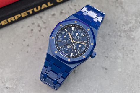 blue ceramic royal oak|royal oak perpetual.